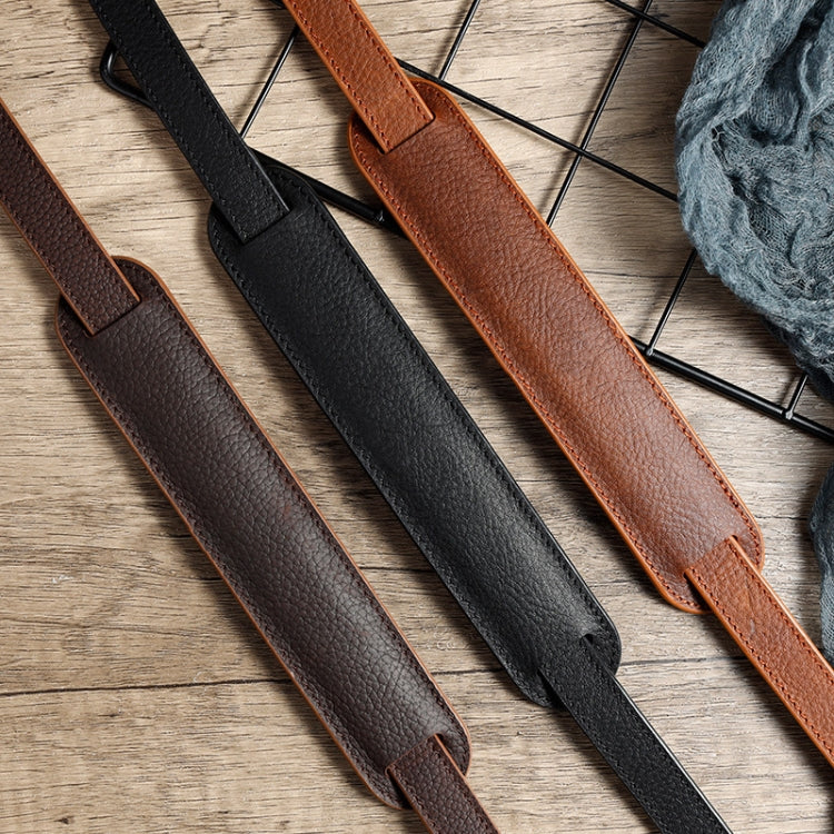 Outdoor Photography Cowhide Leather Camera Shoulder Hanging Neck Winding Strap, Spec: Pure Leather (Coffee) - Camera Strap by PMC TechLife | Online Shopping South Africa | PMC TechLife | Buy Now Pay Later Mobicred