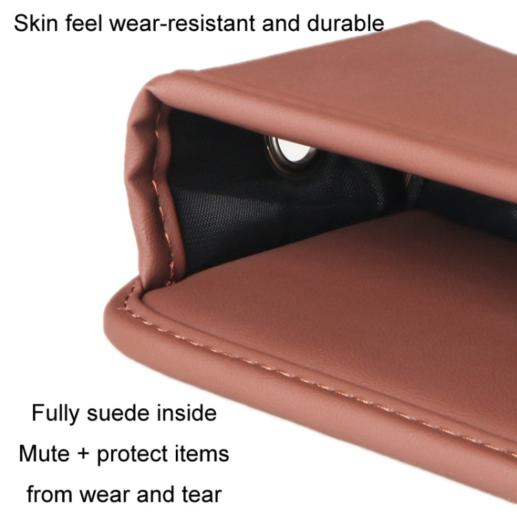 Multifunctional Car Seat Crevice Storage Box, Pattern: No Logo(Saddling brown) - Stowing Tidying by PMC TechLife | Online Shopping South Africa | PMC TechLife | Buy Now Pay Later Mobicred