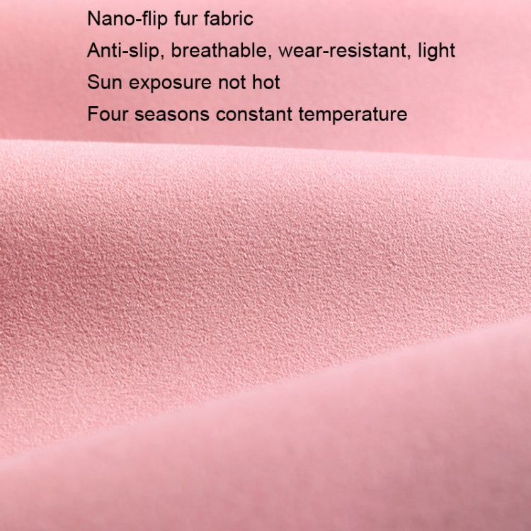Flip-fur Car Cushion Breathable Ventilation Cushion for Four Seasons, Style: Front Cushion(Red) - Seat Accessories by PMC TechLife | Online Shopping South Africa | PMC TechLife | Buy Now Pay Later Mobicred