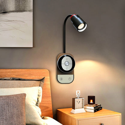 2700-6500K LED Bedside Table Lamp Eye Protection Magnetic Suction Night Light Wall Lamp(Black) - Desk Lamps by PMC Jewellery | Online Shopping South Africa | PMC Jewellery | Buy Now Pay Later Mobicred