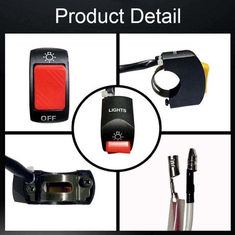 TF-1796 Electric Motorcycle Retrofit Accessories Double Flash Warning Light Switch(Random Color Delivery) - Electrical System by PMC TechLife | Online Shopping South Africa | PMC TechLife