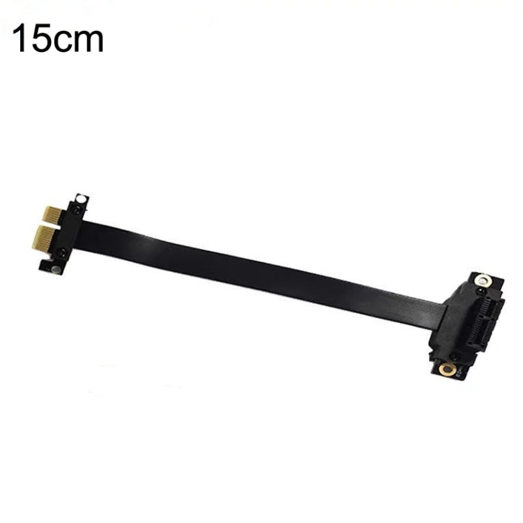 PCI-E 3.0 1X 180-degree Graphics Card Wireless Network Card Adapter Block Extension Cable, Length: 15cm - PCIE Cable by PMC TechLife | Online Shopping South Africa | PMC TechLife | Buy Now Pay Later Mobicred