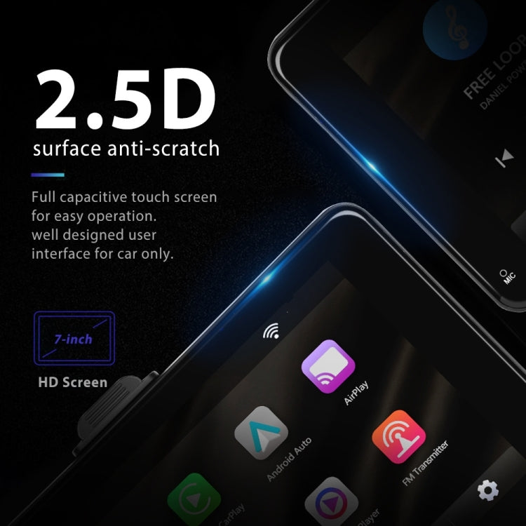 A3135 7 Inches HD Wired Smart Screen With Wireless CarPlay + Android Auto + Android Without Camera - Car MP3 & MP4 & MP5 by PMC TechLife | Online Shopping South Africa | PMC TechLife | Buy Now Pay Later Mobicred