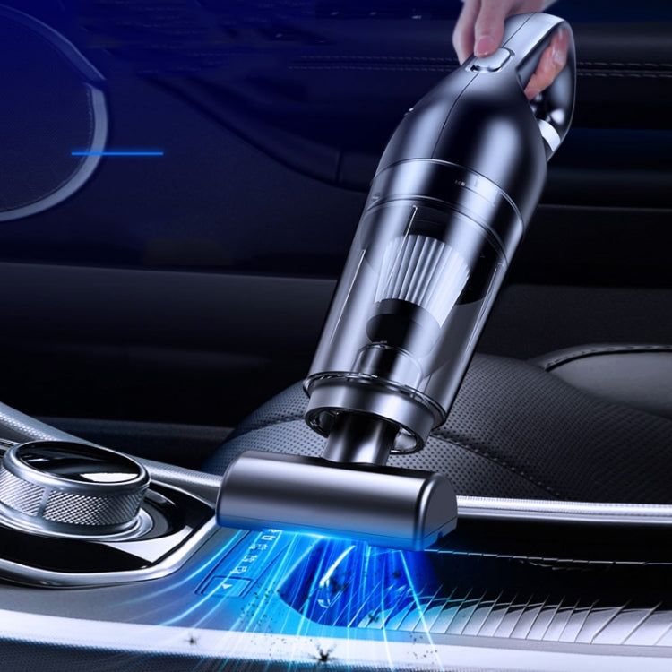 Car Wireless Charging High Power Handheld Vacuum Cleaner Black Luxury - free shipping - PMC TechLife - Order now!