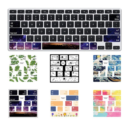 for Macbook Air 13.3 inch 5pcs Laptop Keyboard PVC Sticker(Astronaut) - Keyboard Protector by PMC Jewellery | Online Shopping South Africa | PMC Jewellery | Buy Now Pay Later Mobicred