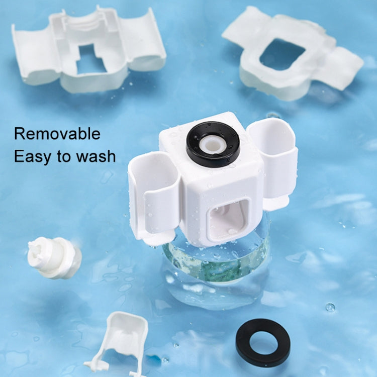 Electric Toothbrush Holder Automatic Toothpaste Squeezer Bathroom Wall Mounted Toothpaste Holder(White) - Toothpaste Squeezing Device by PMC TechLife | Online Shopping South Africa | PMC TechLife