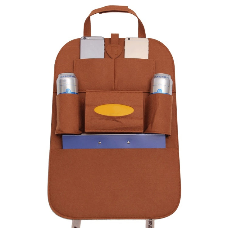 Car Multifunctional Seat Back Storage Hanging Bag, Size: 40x56cm(Khaki) - free shipping - PMC TechLife - Order now!