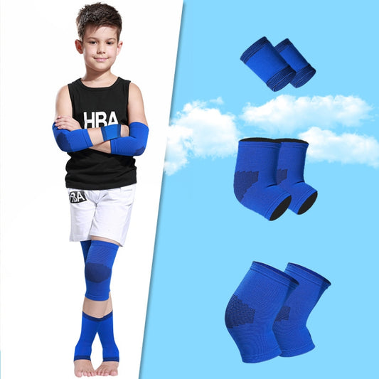 N1033 Child Football Equipment Basketball Sports Protectors, Color: Blue 6 In 1(S) - Sports Safety by PMC Jewellery | Online Shopping South Africa | PMC Jewellery | Buy Now Pay Later Mobicred