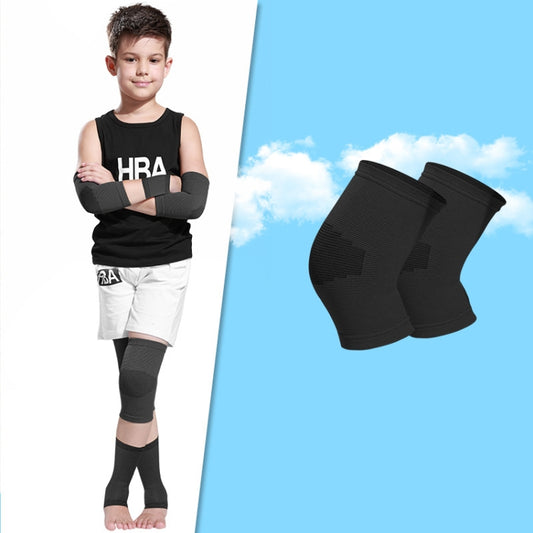 N1033 Child Football Equipment Basketball Sports Protectors, Color: Black Knee Pads(S) - Sports Safety by PMC Jewellery | Online Shopping South Africa | PMC Jewellery | Buy Now Pay Later Mobicred