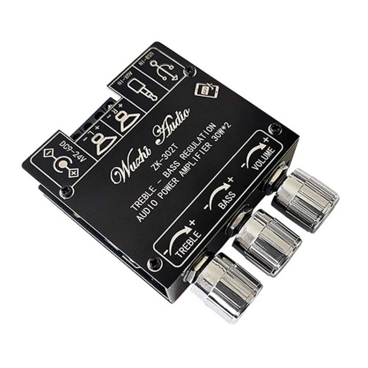 ZK-302T Mini Bluetooth 5.1 Receiving Audio Module With Power Amplifier Digital D Stereo Dual Channel - Breadboard / Amplifier Board by PMC Jewellery | Online Shopping South Africa | PMC Jewellery | Buy Now Pay Later Mobicred