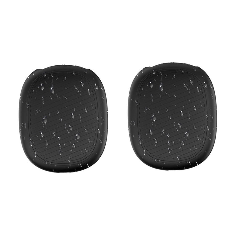T2 For Apple AirPods Max 1pair Bluetooth Headset Anti-Fall Silicone Protective Case(Black) - For AirPods Max by PMC TechLife | Online Shopping South Africa | PMC TechLife