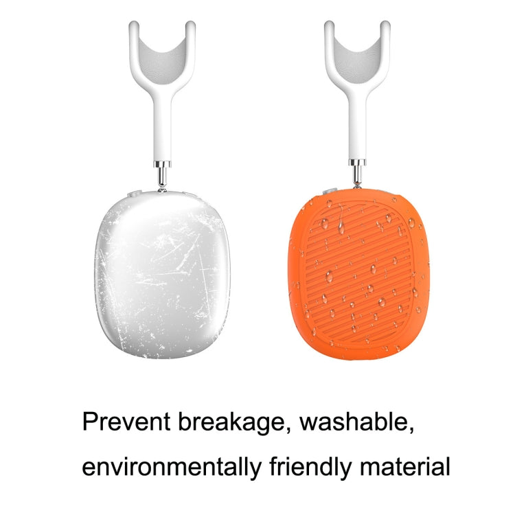 T2 For Apple AirPods Max 1pair Bluetooth Headset Anti-Fall Silicone Protective Case(Orange) - free shipping - PMC TechLife - Order now!
