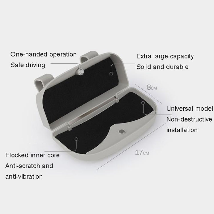 Multifunctional Car Glasses Box Car Sunshine Board Tickets Glasses Clamp(Black) - Sunglasses & Glasses Clips by PMC TechLife | Online Shopping South Africa | PMC TechLife | Buy Now Pay Later Mobicred