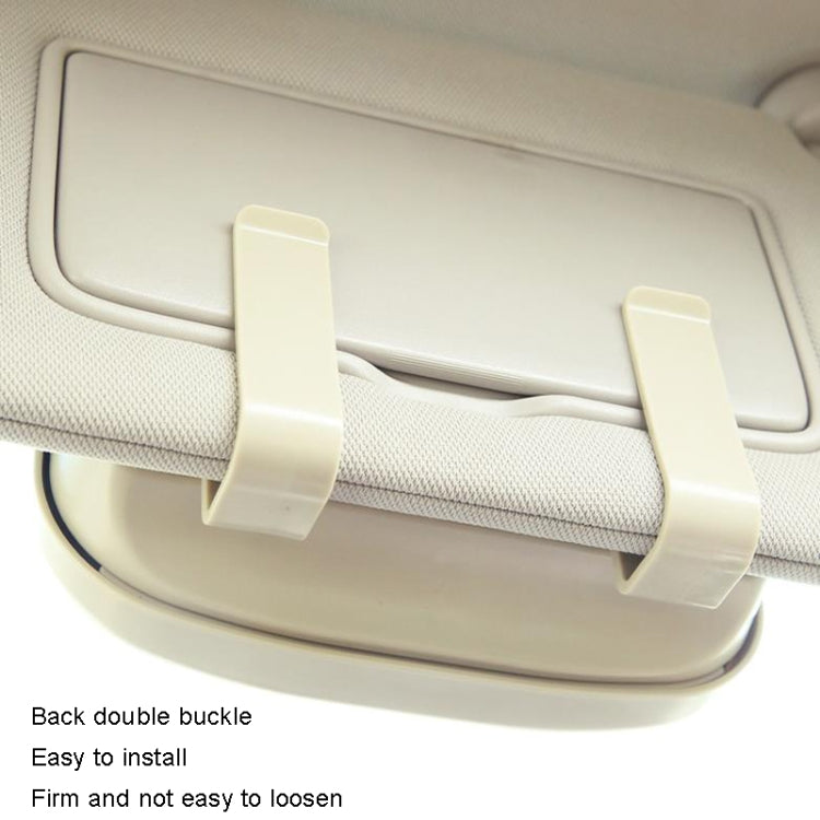 Multifunctional Car Glasses Box Car Sunshine Board Tickets Glasses Clamp(Black) - Sunglasses & Glasses Clips by PMC TechLife | Online Shopping South Africa | PMC TechLife | Buy Now Pay Later Mobicred