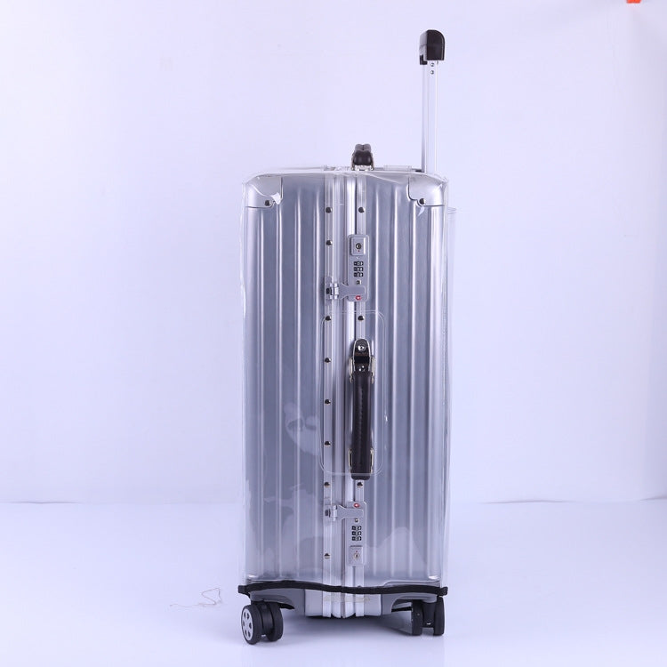 28 Inch Rimless Transparent Waterproof PVC Trolley Suitcase Cover Dustproof Protective Cover - Dust Covers by PMC Jewellery | Online Shopping South Africa | PMC Jewellery