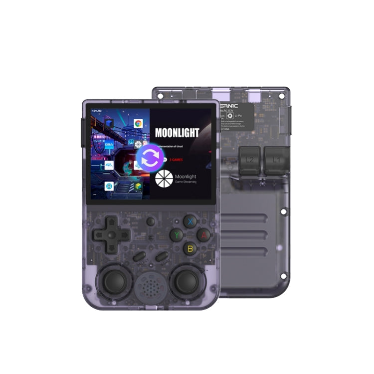 ANBERNIC RG353V  3.5 Inch Wireless Game Box Android 11 Linux OS Handheld Game Console 128G 25,000 Games(Transparent Purple) - Pocket Console by ANBERNIC | Online Shopping South Africa | PMC Jewellery