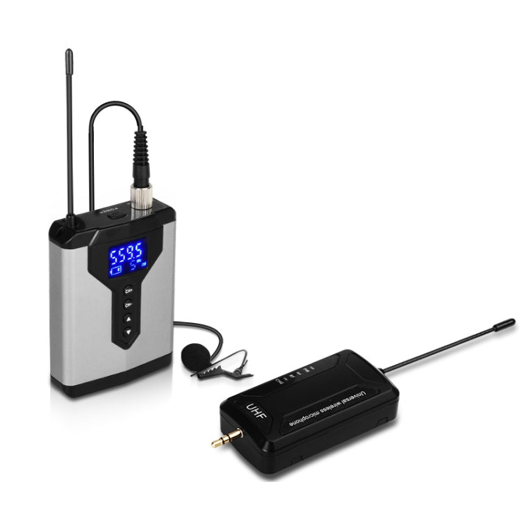 Q6 1 Drag 1 Wireless Lavalier USB Computer Recording Microphone Live Phone SLR Lavalier Microphone - Microphone by PMC Jewellery | Online Shopping South Africa | PMC Jewellery | Buy Now Pay Later Mobicred