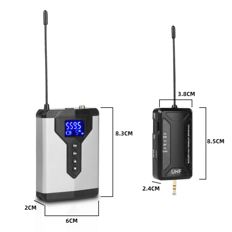 Q6 1 Drag 1 Wireless Lavalier Head Wear USB Computer Recording Microphone Live Phone SLR Lavalier Microphone - free shipping - PMC TechLife - Order now!