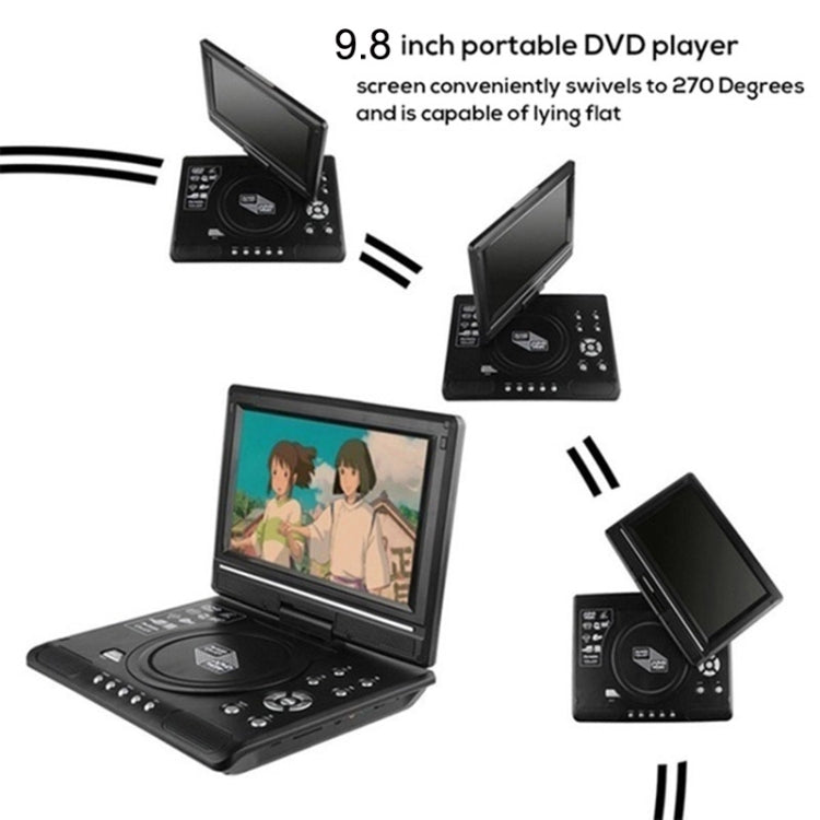 8.5 Inch LCD Screen Portable EVD Multimedia Player Play-watching Machine(UK Plug) - DVD & LCD Player by PMC Jewellery | Online Shopping South Africa | PMC Jewellery | Buy Now Pay Later Mobicred