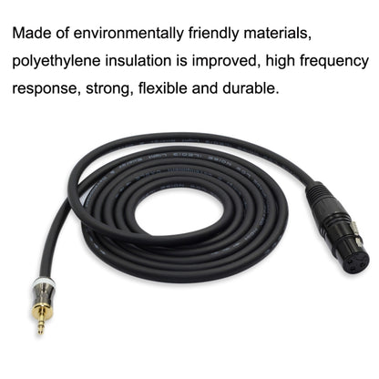 3.5mm To Caron Female Sound Card Microphone Audio Cable, Length: 15m - Microphone Audio Cable & Connector by PMC Jewellery | Online Shopping South Africa | PMC Jewellery | Buy Now Pay Later Mobicred