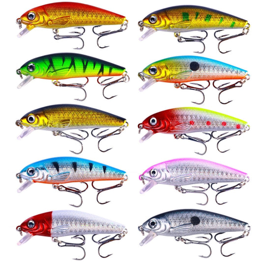 HENGJIA MI158 Floating Mino Bionic Lures, Color: 10 Colors Bagged - Fishing Lures by HENGJIA | Online Shopping South Africa | PMC Jewellery | Buy Now Pay Later Mobicred