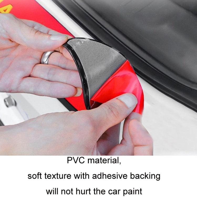 Car Trunk Anti-collision Strip Threshold Decoration Protection Sticker(Rhombus Red) - Anti Collision Sticker by PMC TechLife | Online Shopping South Africa | PMC TechLife | Buy Now Pay Later Mobicred
