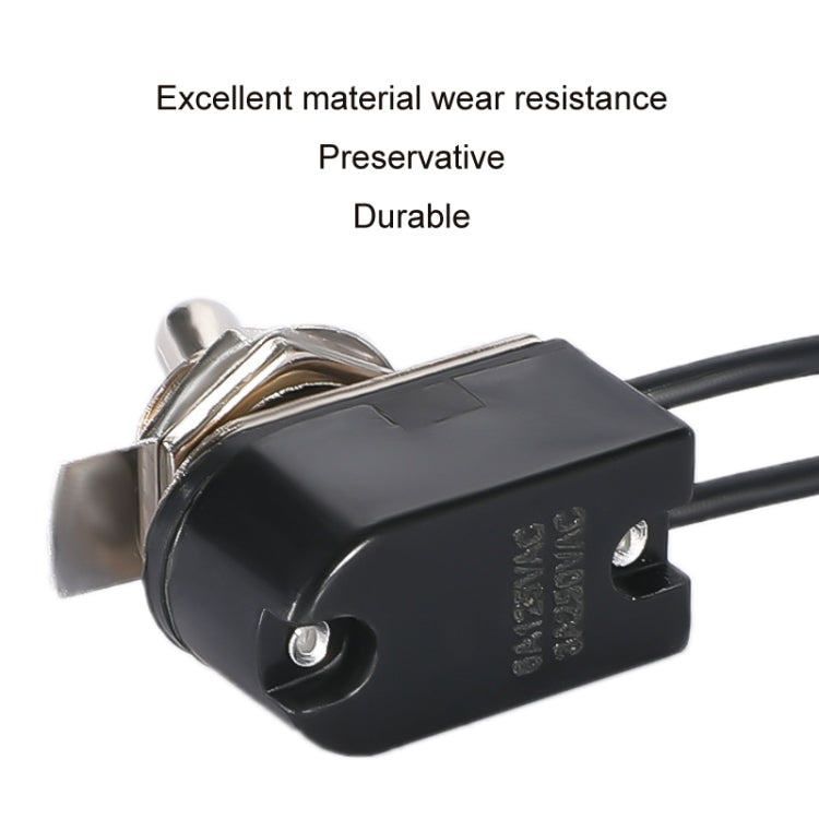 KNS-1 10pcs Mini Toggle Two-position Rocker Switch With Wire - Marine Accessories & Parts by PMC TechLife | Online Shopping South Africa | PMC TechLife | Buy Now Pay Later Mobicred