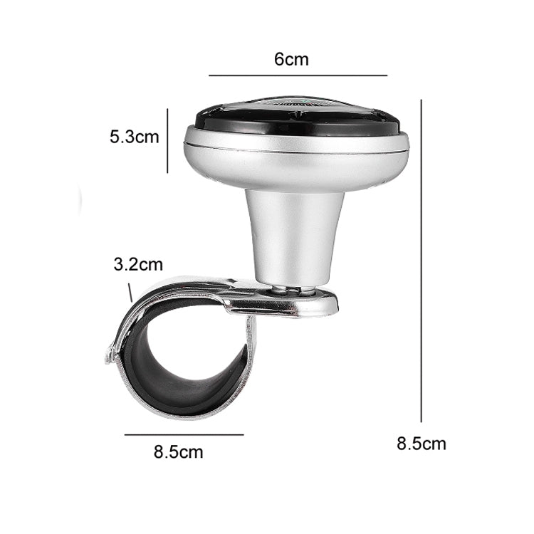 Car Steering Wheel Booster Ball Assist With Compass(A Model White) - Steering Wheel Accessories by PMC TechLife | Online Shopping South Africa | PMC TechLife | Buy Now Pay Later Mobicred