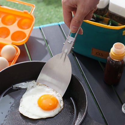 304 Stainless Steel Folding Frying Spatula Outdoor Camping Portable Tableware(Fry Shovel) - Cookwares & Tablewares by PMC Jewellery | Online Shopping South Africa | PMC Jewellery