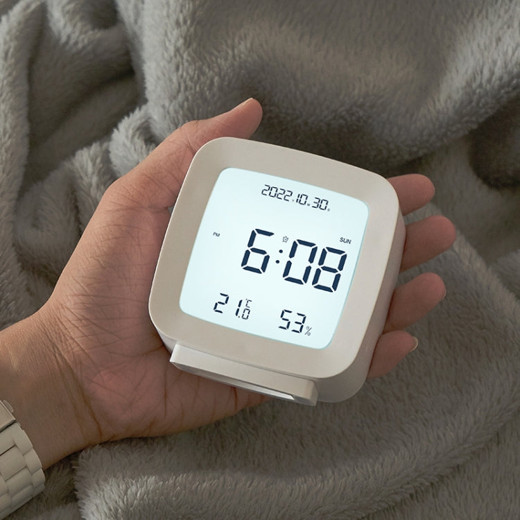 2286 Mini Multifunctional Calendar Alarm Clock Bedside Temperature and Humidity Clock(Black) - Alarm Clocks by PMc TechLife | Online Shopping South Africa | PMc TechLife | Buy Now Pay Later Mobicred