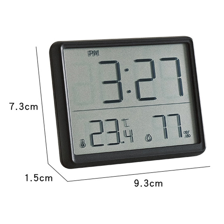 8218 Thin and Light Magnetic Wall-mounted LCD Temperature Electronic Digital Clock(White) - Alarm Clocks by PMc TechLife | Online Shopping South Africa | PMc TechLife | Buy Now Pay Later Mobicred