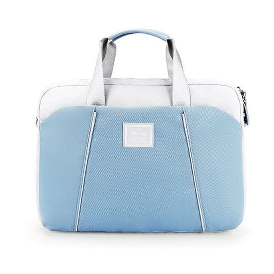 15.6 inch Computer Handheld Messenger Bag For Apple MacBook / Huawei / Xiaomi / Basne(Landscape tattoo light blue) - 13.3 inch by PMC Jewellery | Online Shopping South Africa | PMC Jewellery | Buy Now Pay Later Mobicred