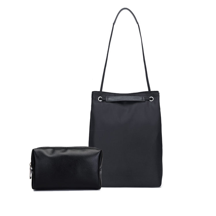 For Apple Macbook Shoulder / Handheld / Messenger Computer Bag, Size: Large(Navy+Black PU Power Bag) - 13.3 inch by PMC TechLife | Online Shopping South Africa | PMC TechLife | Buy Now Pay Later Mobicred
