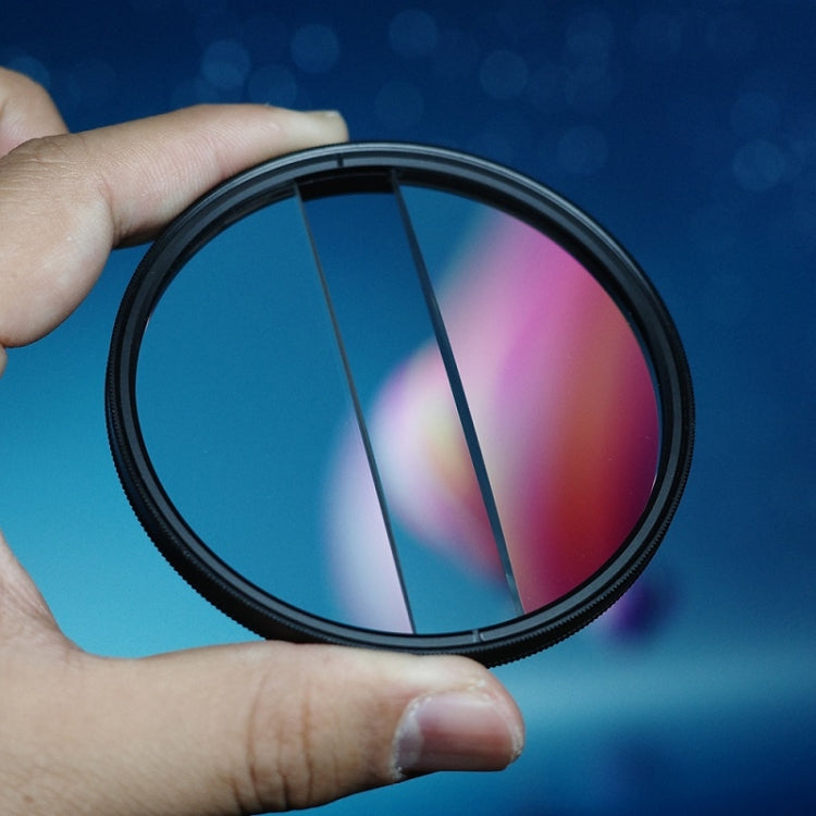 82mm Photography Foreground Blur Filter Double Half Moon SLR Accessories - Other Filter by PMC TechLife | Online Shopping South Africa | PMC TechLife | Buy Now Pay Later Mobicred