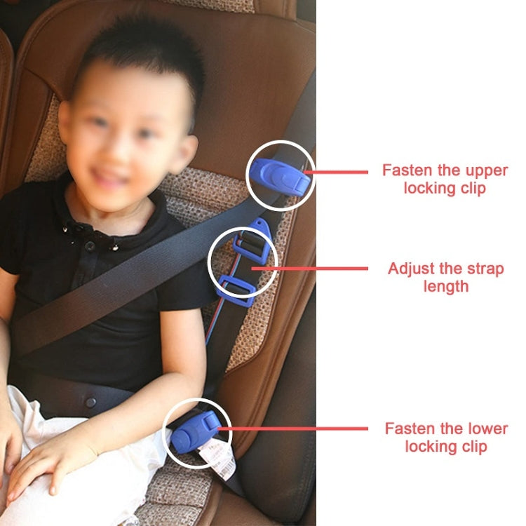 Car Child Seat Safety Belt Adjustment Anti-collision Limit Fixer(Blue) - Seat Accessories by PMC TechLife | Online Shopping South Africa | PMC TechLife