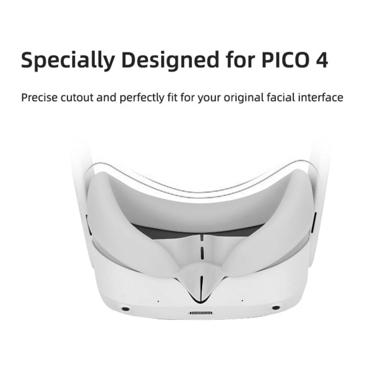 For PICO 4 Hifylux PC-PF26 Silicone Eye Mask VR Glasses Sweat-proof Blackout Case(Gray White) - VR Accessories by Hifylux | Online Shopping South Africa | PMC Jewellery
