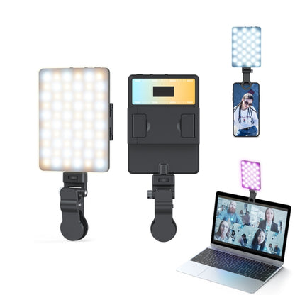 V11 Cool & Warm  With Screen  5W Mobile Phone Fill Light Live Broadcast Pocket Light - Selfie Light by PMC Jewellery | Online Shopping South Africa | PMC Jewellery | Buy Now Pay Later Mobicred