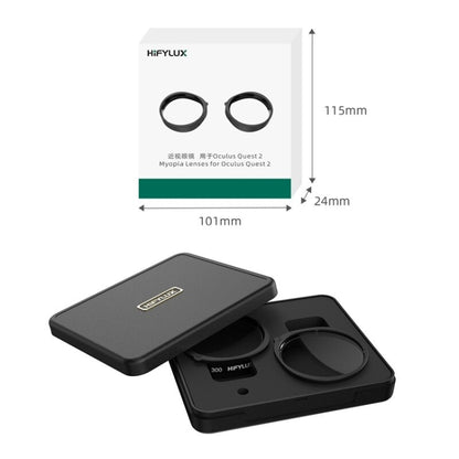 For Oculus Quest 2 Hifylux Q2-QF11 1pair Myopia Lens Frame Aspheric Resin VR Glasses Accessories(600 Degrees) - VR Accessories by Hifylux | Online Shopping South Africa | PMC Jewellery | Buy Now Pay Later Mobicred