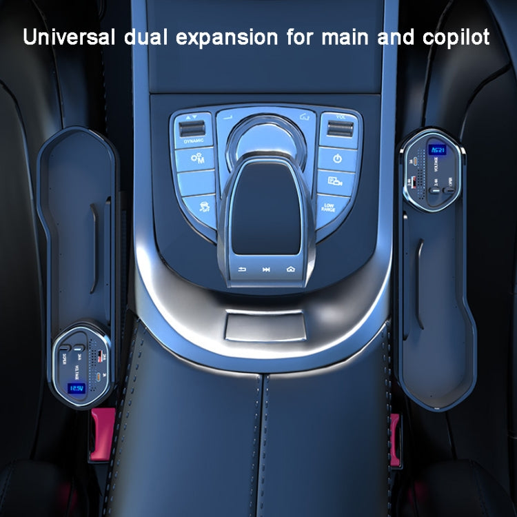 Vehicle Seat Gap Storage Box Organizer Front Seat Console Side Pocket ,Spec: No Wireless Charging Upgrade Wire - Stowing Tidying by PMC TechLife | Online Shopping South Africa | PMC TechLife | Buy Now Pay Later Mobicred
