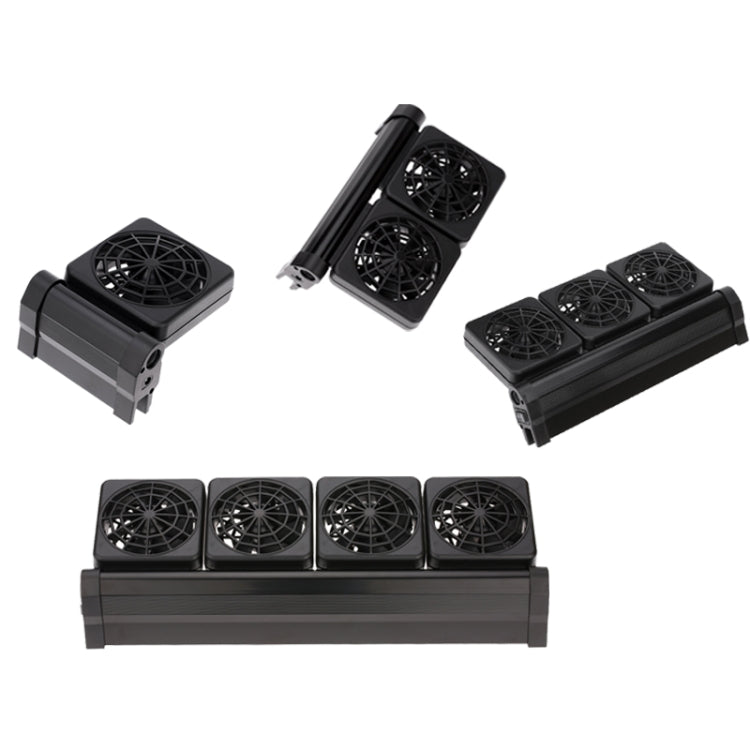 Fish Tank Cooling Fan Cooling Silent Aquarium Fan, Specification: 3 Head UK Plug - Fish Tanks & Accessories by PMC TechLife | Online Shopping South Africa | PMC TechLife | Buy Now Pay Later Mobicred