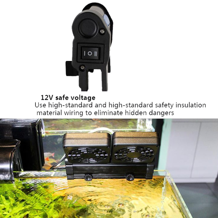 Fish Tank Cooling Fan Cooling Silent Aquarium Fan, Specification: 3 Head UK Plug - Fish Tanks & Accessories by PMC TechLife | Online Shopping South Africa | PMC TechLife | Buy Now Pay Later Mobicred