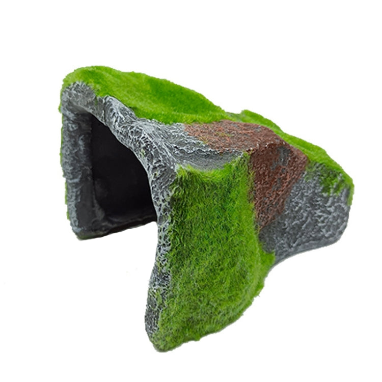 ZR647 Flocked Caple Box Turtle Hiding Nest Moss Cave Turtle Cave Sunbed - Reptile Supplies by PMC TechLife | Online Shopping South Africa | PMC TechLife
