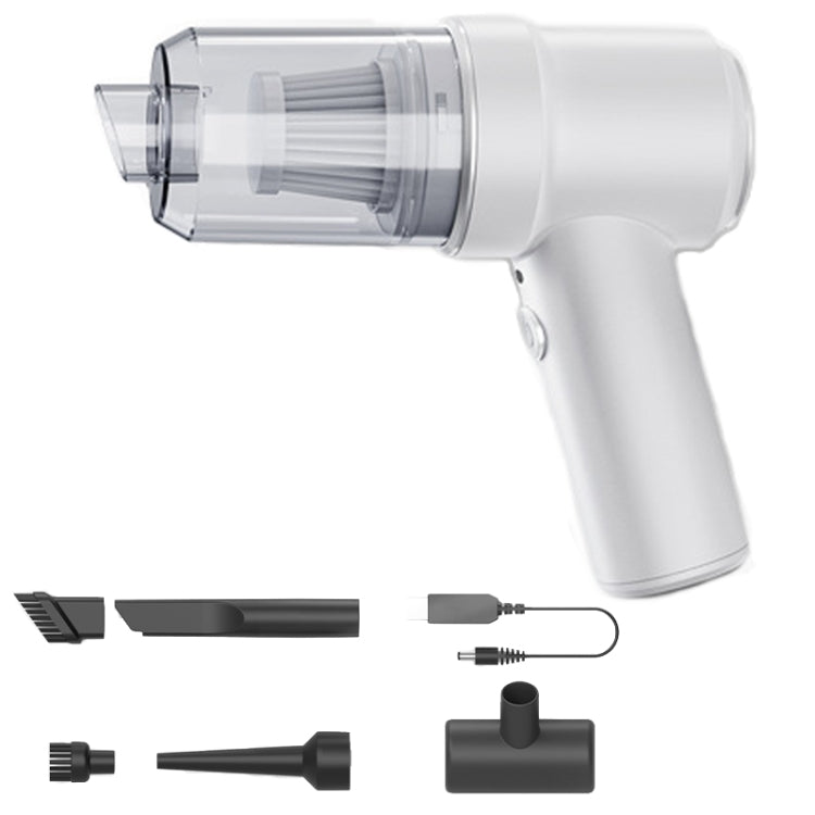 Small Wireless Charging Car Vacuum Cleaner Handheld High Power Vacuum Cleaner, Sort by color: 117CD-White - Vacuum Cleaner by PMC TechLife | Online Shopping South Africa | PMC TechLife | Buy Now Pay Later Mobicred
