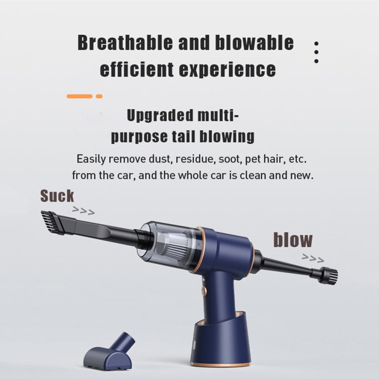 Small Wireless Charging Car Vacuum Cleaner Handheld High Power Vacuum Cleaner, Sort by color: 117CD-White - Vacuum Cleaner by PMC TechLife | Online Shopping South Africa | PMC TechLife | Buy Now Pay Later Mobicred