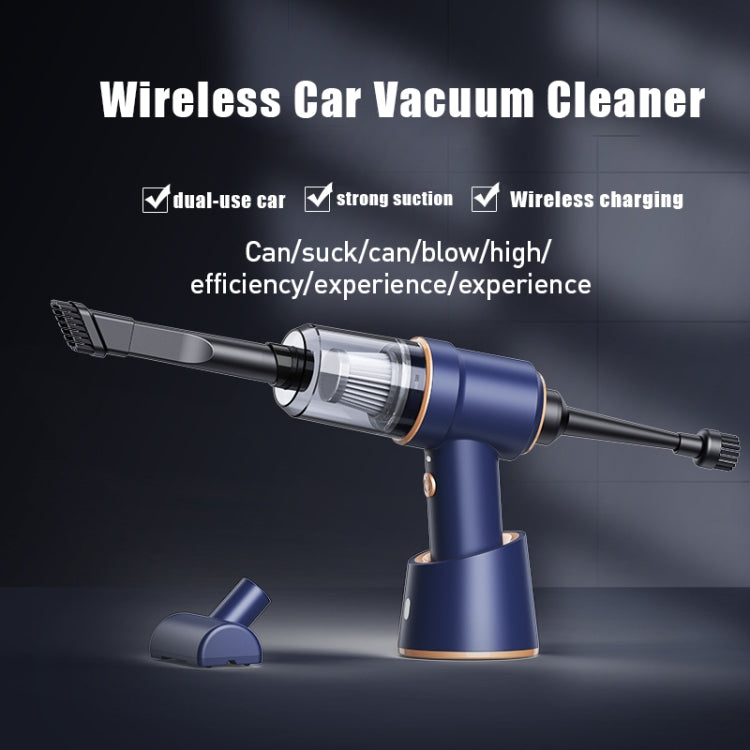 Small Wireless Charging Car Vacuum Cleaner Handheld High Power Vacuum Cleaner, Sort by color: 117CD-White - Vacuum Cleaner by PMC TechLife | Online Shopping South Africa | PMC TechLife | Buy Now Pay Later Mobicred