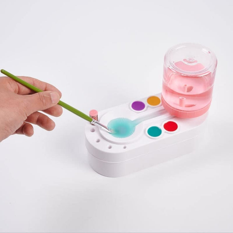 2nd Generation Oil Painting Brush Cleaner Tool with Water Container Paint Pen Washer(Green) - Art Supplies by PMC TechLife | Online Shopping South Africa | PMC TechLife