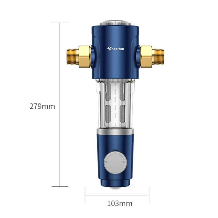 WHEELTON WHT-P0038 Home Whole House High Flow Pre-filter Automatic Rotating Central Water Purifier - free shipping - PMc TechLife - Order now!
