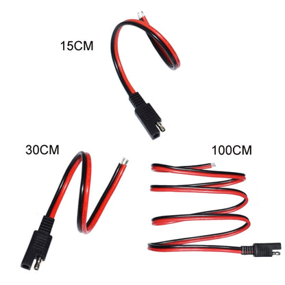 2pcs 20A Solar Car Battery SAE Power Extension Cable 15cm - DIY Cables by PMC Jewellery | Online Shopping South Africa | PMC Jewellery | Buy Now Pay Later Mobicred