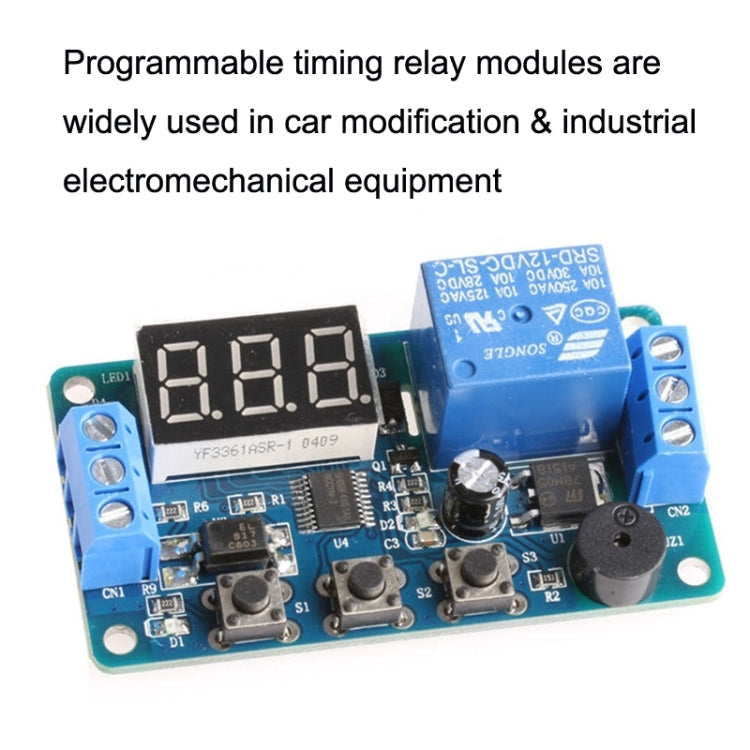 DK-C-01 Anti-Reverse Circuit Delay Relay Module DC12V Timing Delay Controller Module - Relay Module by PMC Jewellery | Online Shopping South Africa | PMC Jewellery