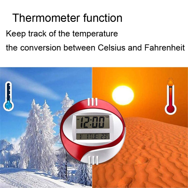 3885N Modern Silent Electronic Clock LCD Large Character Clock(Black) - Wall Clock by PMc TechLife | Online Shopping South Africa | PMc TechLife | Buy Now Pay Later Mobicred